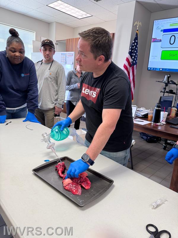 EMT Class demonstration- view discretion advised